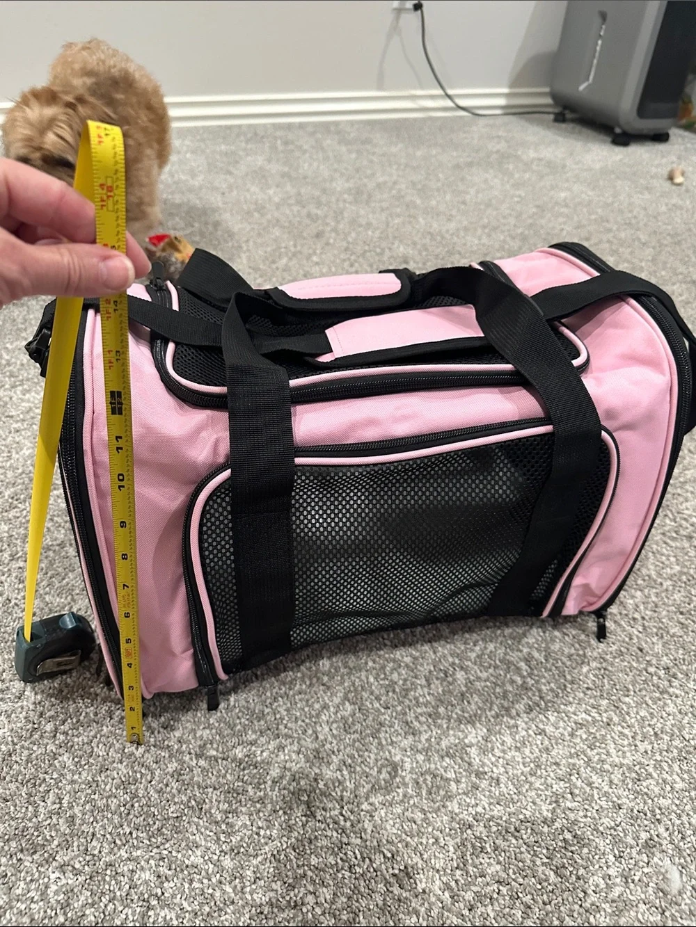 Pet Travel Carrier Bag - Pink